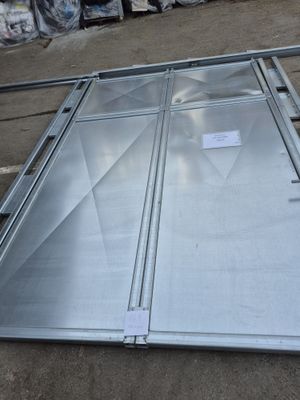 Porte métallique industrille de 210cm x 330cm , poignée de p…