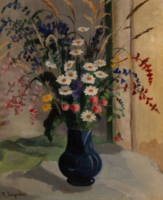 Marcel SEIGNOBOS (1892-1972) Grand bouquet de fleurs de prin…