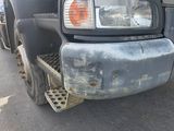 a close up of the front bumper of a pick up truck