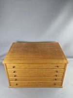 Coffret de ménagère en chêne et placage de chêne teinté, ouv… (photo 2)