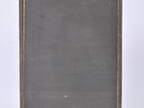 a black chalkboard with a wooden frame on it