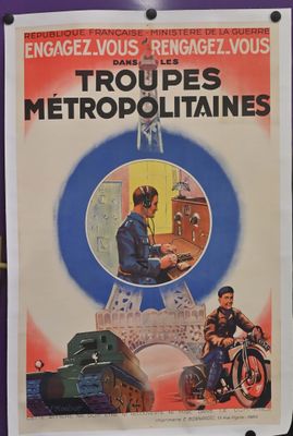 "Engagez-vous dans les troupes métropolitaines"