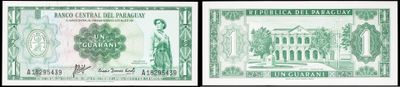 a close up of two different bills with a picture of a building