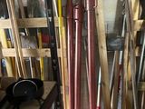 a lot of tools that are sitting on a shelf