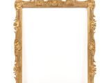 an image of a gold frame on a white background