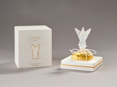 an image of a bottle of perfume sitting next to a box