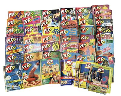 PIF GADGET. Ensemble de 49 volumes du n°615 à 665.