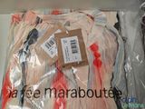 a package of clothing in a plastic bag on a table
