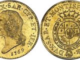 an image of a gold sovereign coin with a crown on it