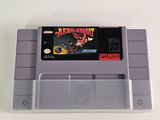 a close up of a nintendo game on a white surface