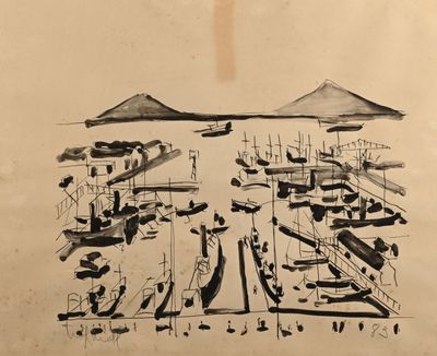 Pierre TROFIMOFF (1925-1996) Réunion de trois (3) encres: