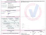 a close up of a document with a barcode on it