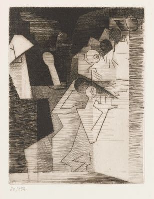 Louis Marcoussis (1883-1941) Au casino. (Pl. V pour la suite…