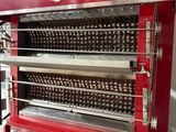 a machine that has a bunch of eggs inside of it