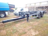 an image of a truck with a trailer attached to it ' s back
