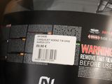a close up of a container with a label on it