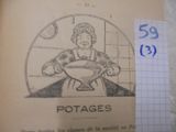 un dessin représentant une femme tenant un bol de nourriture