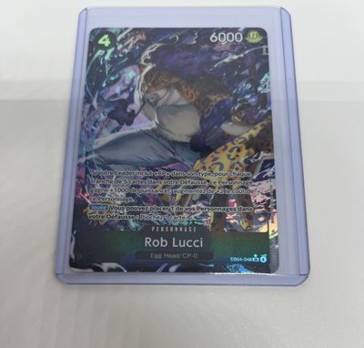 a close up of a card with a picture of a person on it