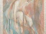 l'image d'un tableau représentant une femme nue assise sur une chaise