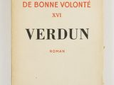 the front cover of a book with the title of the novel verdun