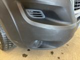 a close up of the front bumper of a vehicle