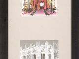 two pictures of a picture of a building and a picture of a building