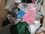 a box full of clothes and other items in it