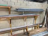 many shelves with different types of metal items on them