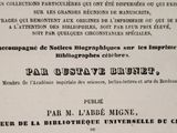 an old book with a black and white title on it