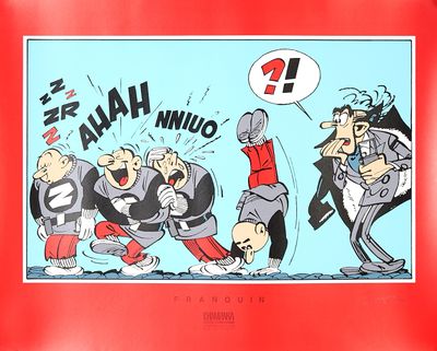 an image of a cartoon picture of a group of men