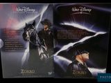 two dvd covers of the movie zorroo and the legend of zorroo