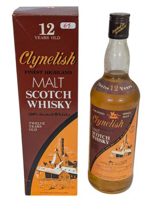 Whisky écossais de malt « Clynelish » 12 ans d'âge