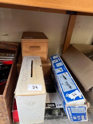 many boxes and boxes on the floor of a room