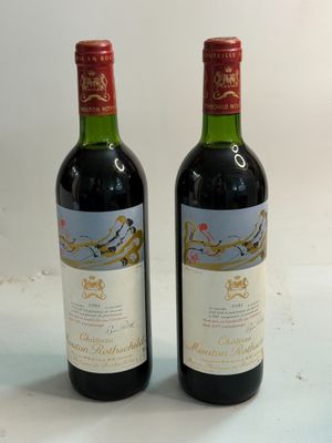 2 bouteille Château MOUTON ROTHSCHILD 1981 1er GCC Pauillac …
