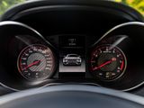 a close up of a car dashboard with a speedometer