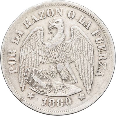 a close up of a silver coin with an eagle on it