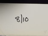 a black and white photo of the word hello written on the wall