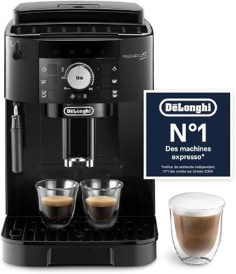 Machine à café Delonghi permettant de préparer deux tasses d'expresso
