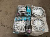 a lot of wheels that are sitting on the ground