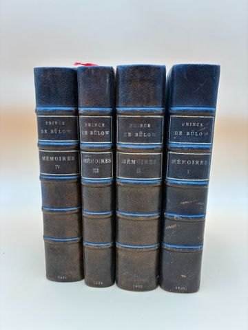 BLOCH Henri : Mémoires du chancelier Prince de Bülow. Paris, Plon...