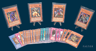 a lot of cards that are sitting on a table