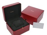 an image of a red box with a watch inside of it