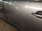a close up of a door handle on a car