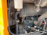 a close up view of the engine of a truck