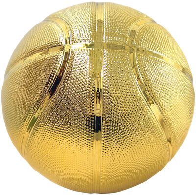 Sculpture "Basketball", bronze, metal gold