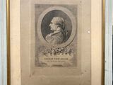 an old picture of a man with a beard in a picture frame