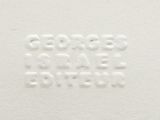 a close up of a white plate with writing on it
