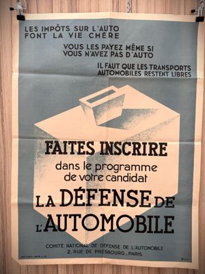 french poster for the anti - automobile automobile automobile automobile automobile automobile automobile automobile automobile automobile automobile automobile automobile automobile automobile