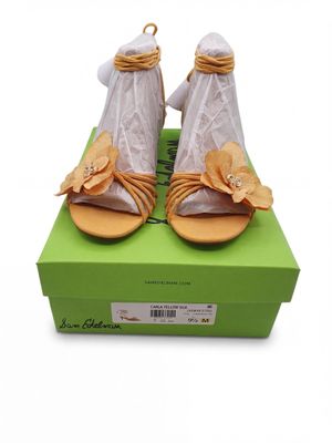 SAM EDELMAN - Sandales à talons Carla - Soie Jaune - Pointur…