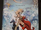 la couverture d'une bande dessinée représentant une femme à cheval